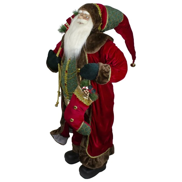 4' Standing Santa Christmas Figurine with Presents