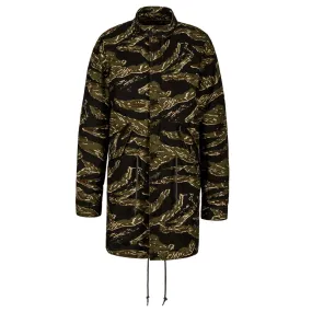 Alpha Industries Men's Tiger Camo Defender Fishtail Parka and Liner