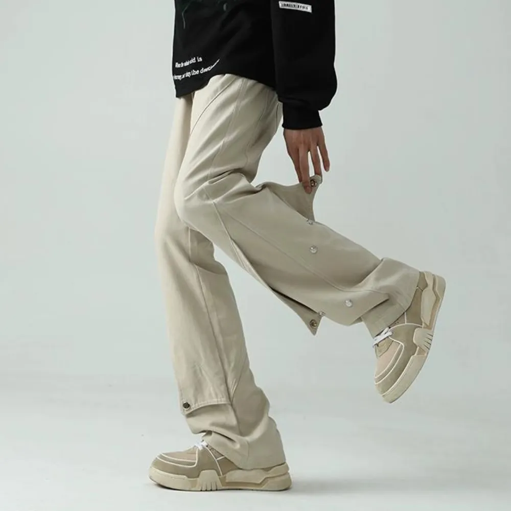 American Design Patchwork Button Cargo Pants