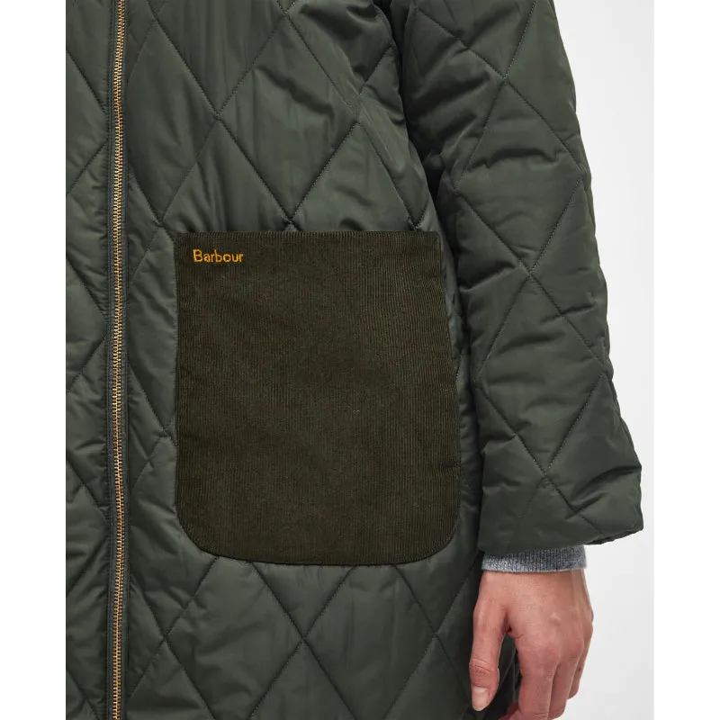 Barbour Malton Quilt Ladies Jacket - Olive/Ancient