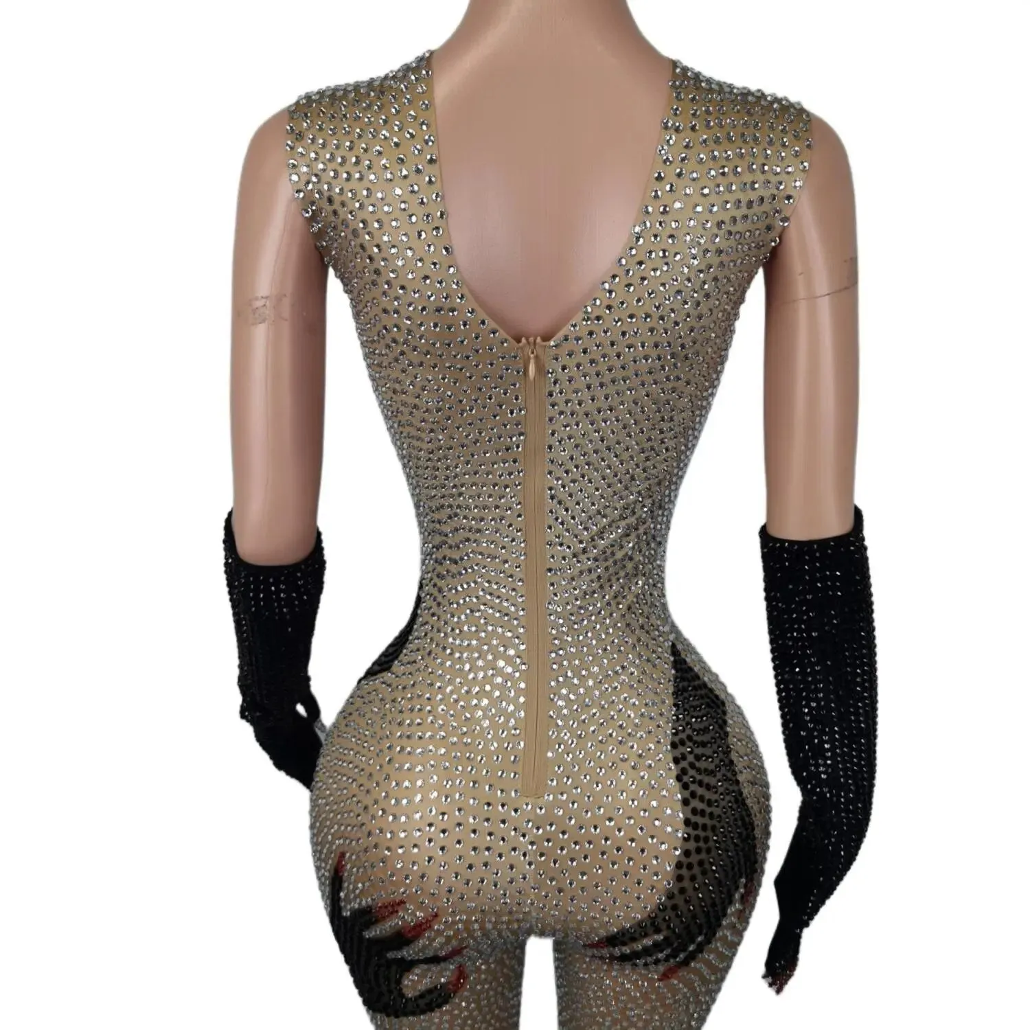 Beyhive Rhinestone Jumpsuit