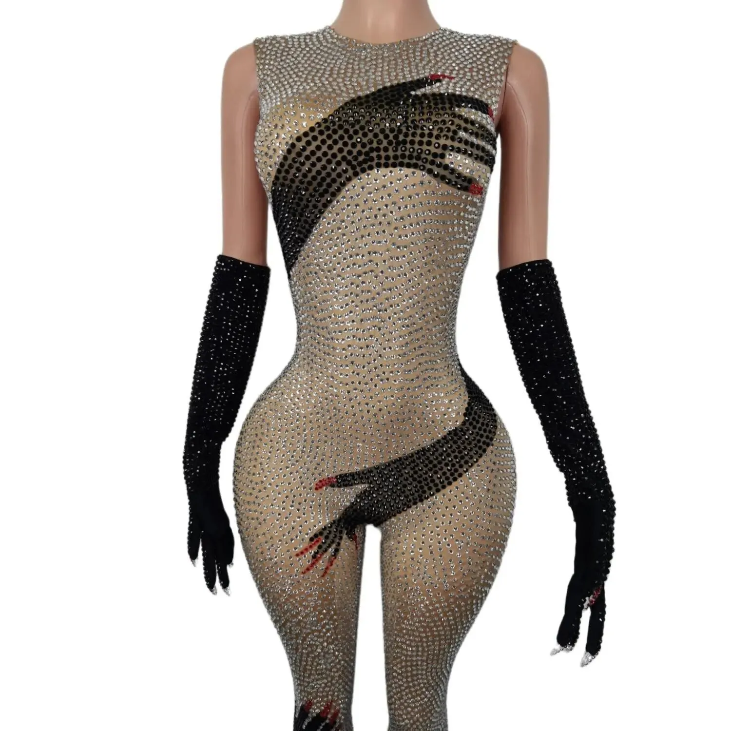 Beyhive Rhinestone Jumpsuit