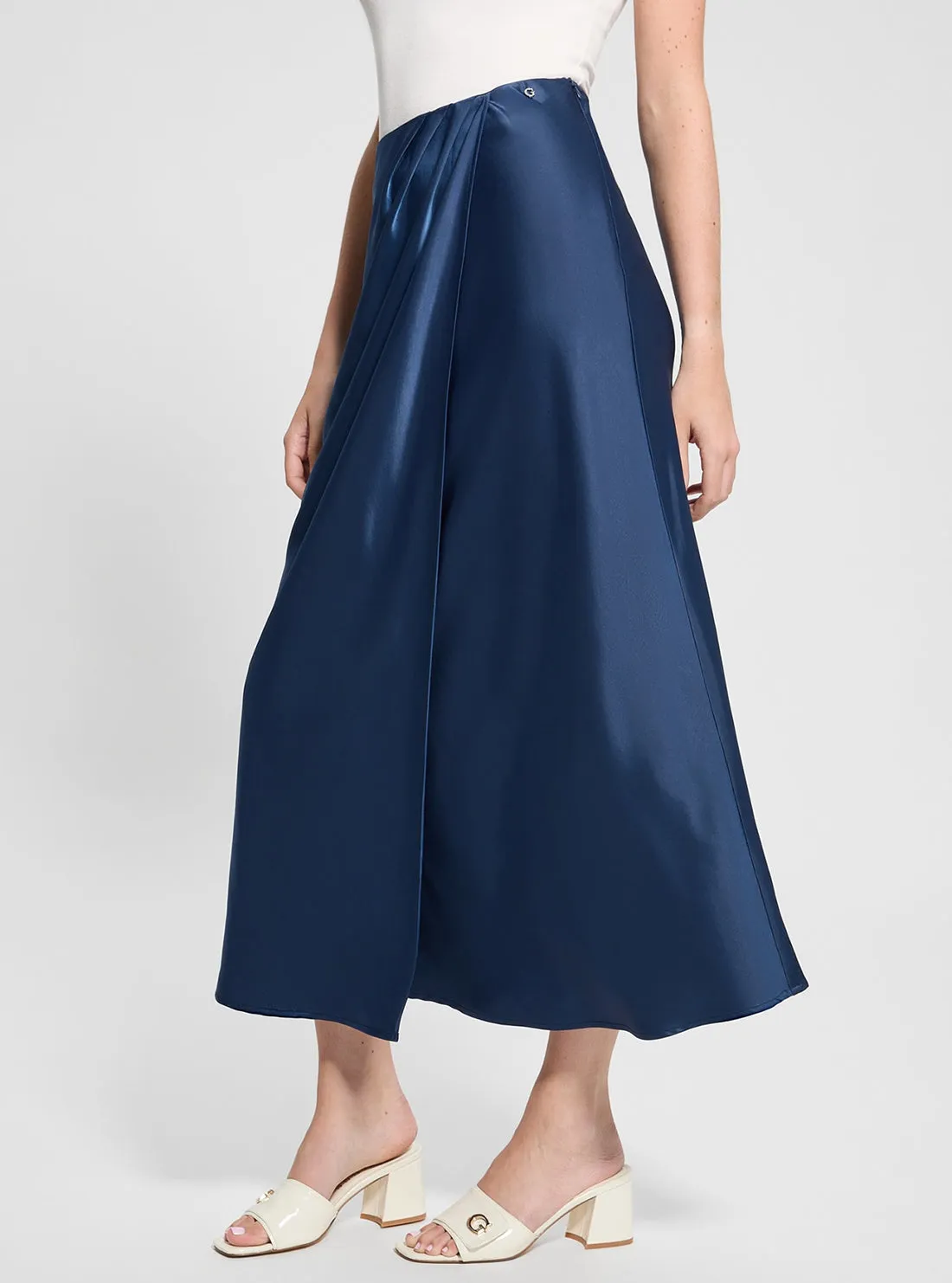 Blue Anastasia Maxi Skirt