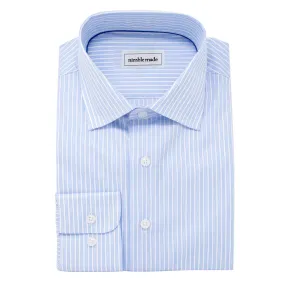 Blue and White Striped Dress Shirt | The Bay