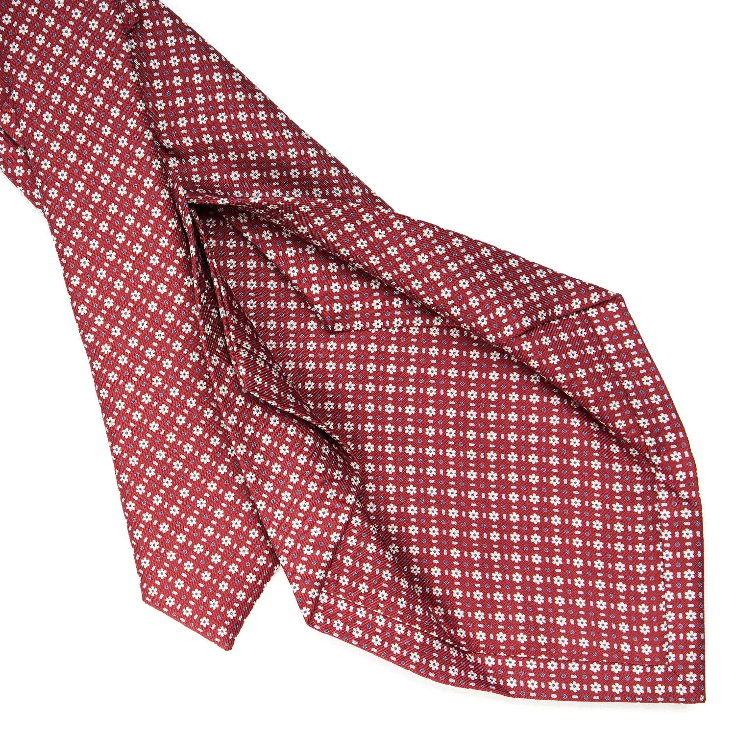 BURGUNDY 5 FOLD SARTORIAL SILK TIE