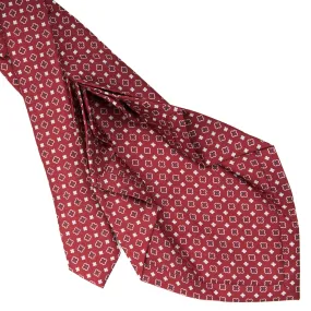 BURGUNDY 9 FOLD SARTORIAL SILK TIE