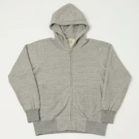 Buzz Rickson's Full Zip Sweat Parka - Heather Grey