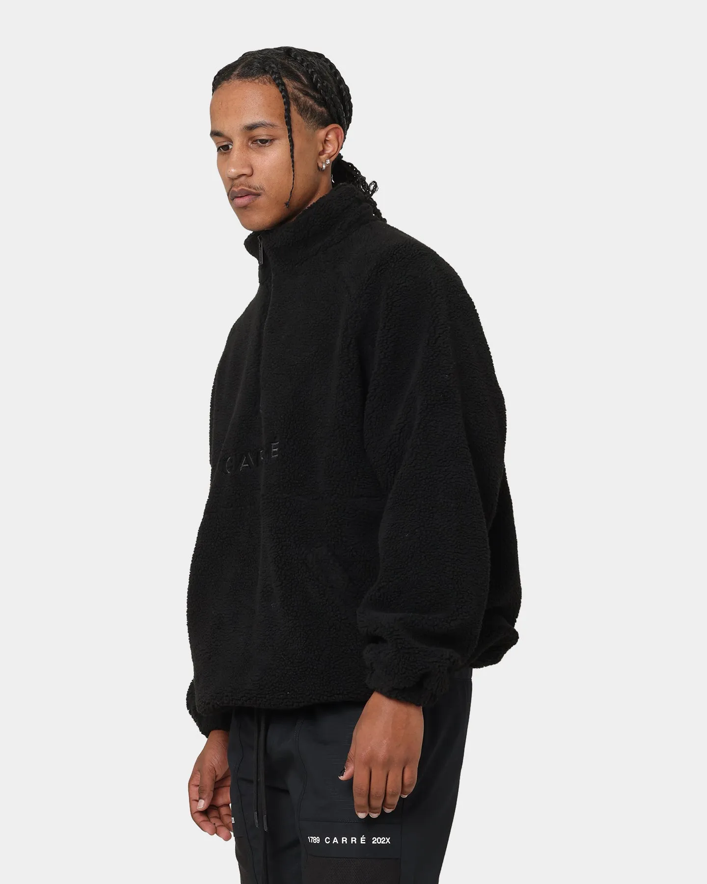 Carré Motion Fleece 3/4 Zip Jacket Black