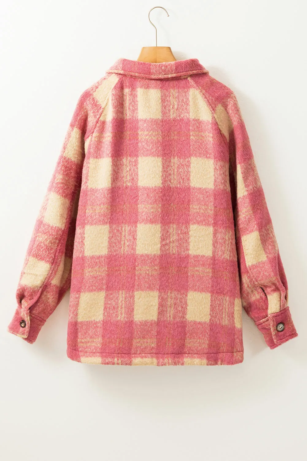 Casual Oversized Plaid Jacket