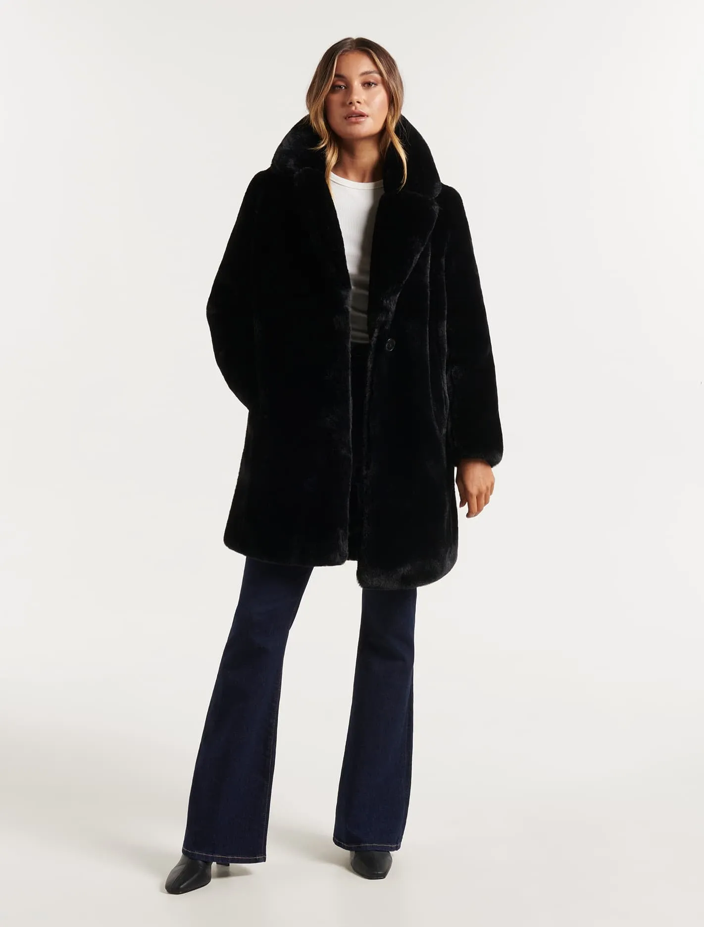 Cayte Faux Fur Coat