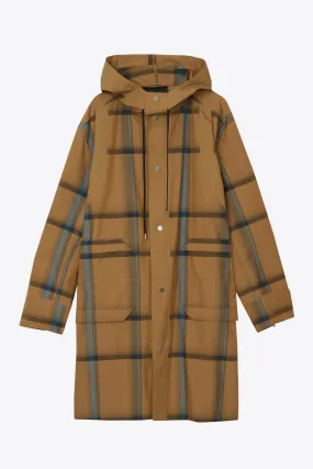 Check Hooded Parka