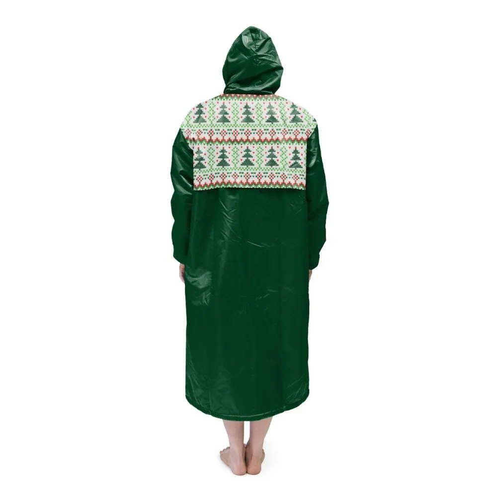 Christmas Tree Sweater Swim Parka