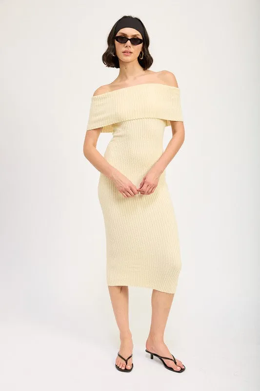 “City chic” Bodycon midi dress