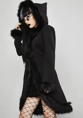 Cold Soul Faux Fur Coat