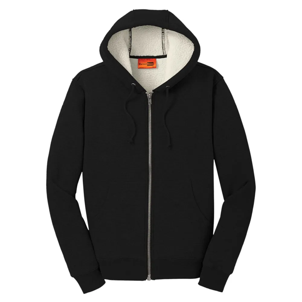 CornerStone Heavyweight Sherpa-Lined Hooded Fleece Jacket