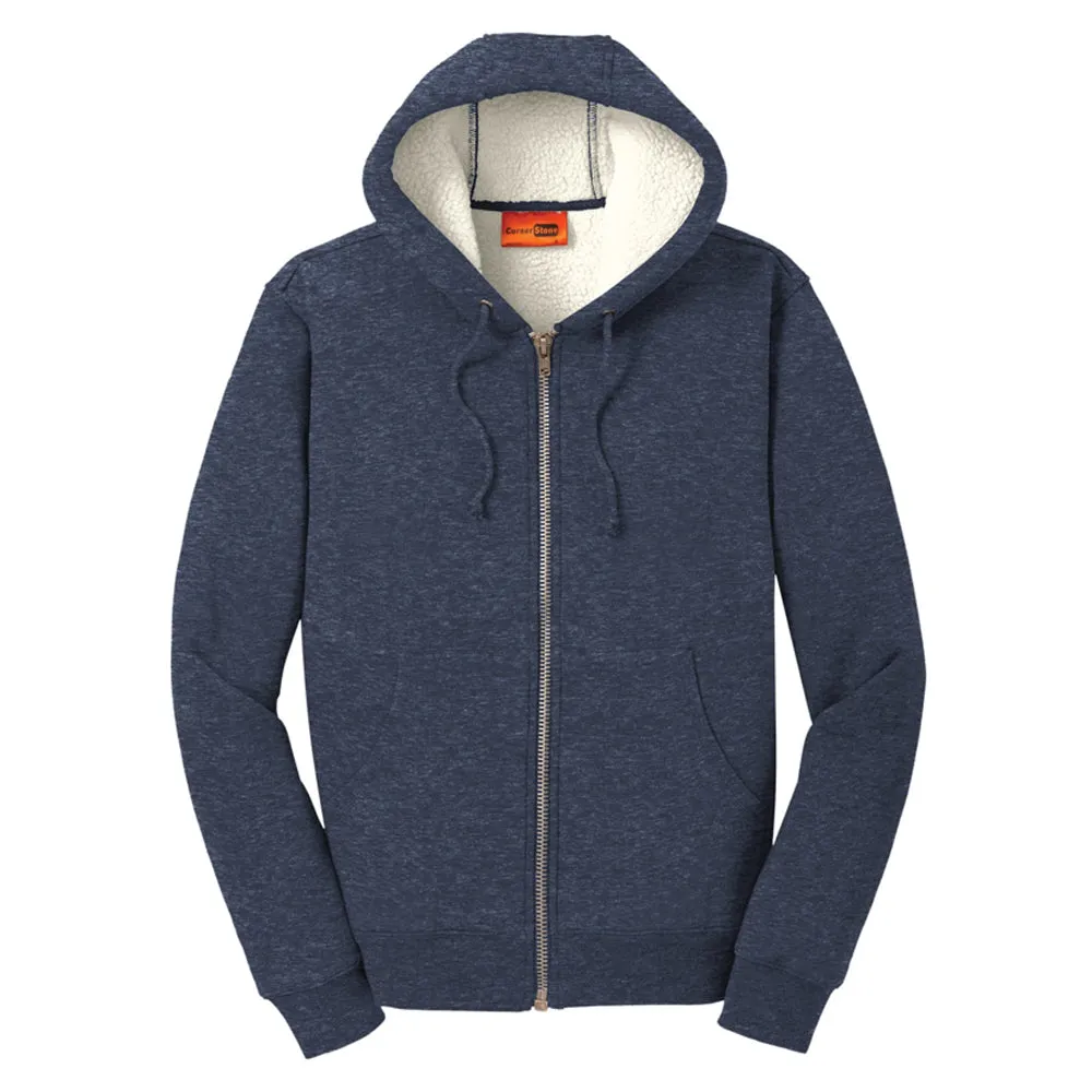 CornerStone Heavyweight Sherpa-Lined Hooded Fleece Jacket