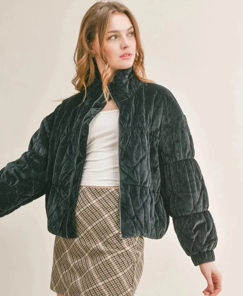 COSMIC QUILTED COAT