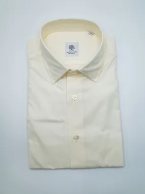 Cotton Twill Dress Shirt - Cream