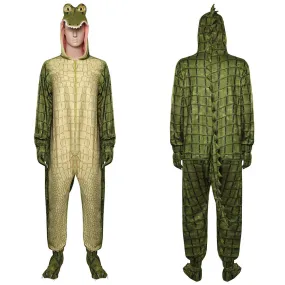 Crocodile Cosplay Costume Jumpsuit Sleepwear Pajamas Outfits Halloween Carnival Suit Lyle