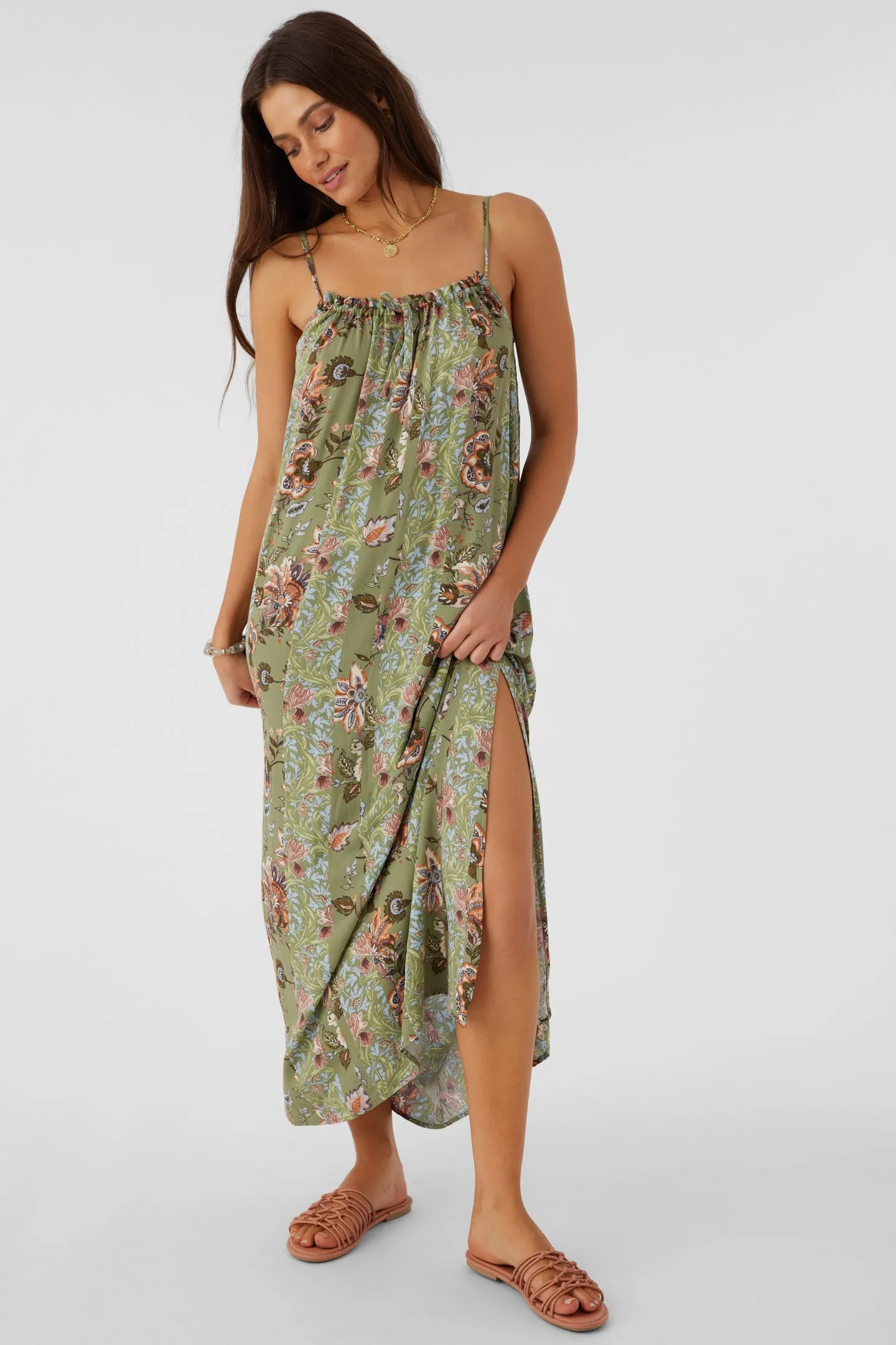 DANYKA WILLIAM PRINT MAXI DRESS