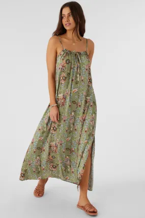 DANYKA WILLIAM PRINT MAXI DRESS