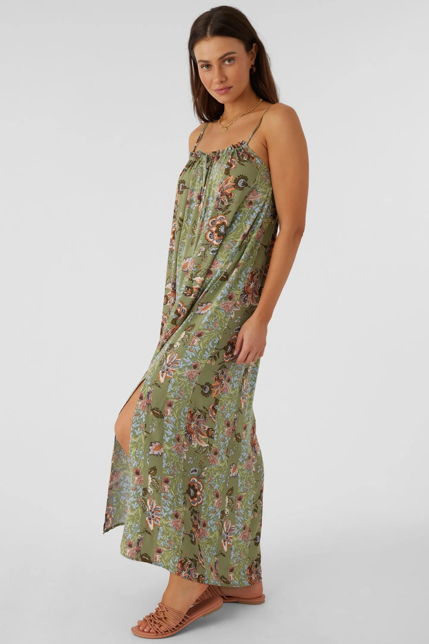 DANYKA WILLIAM PRINT MAXI DRESS