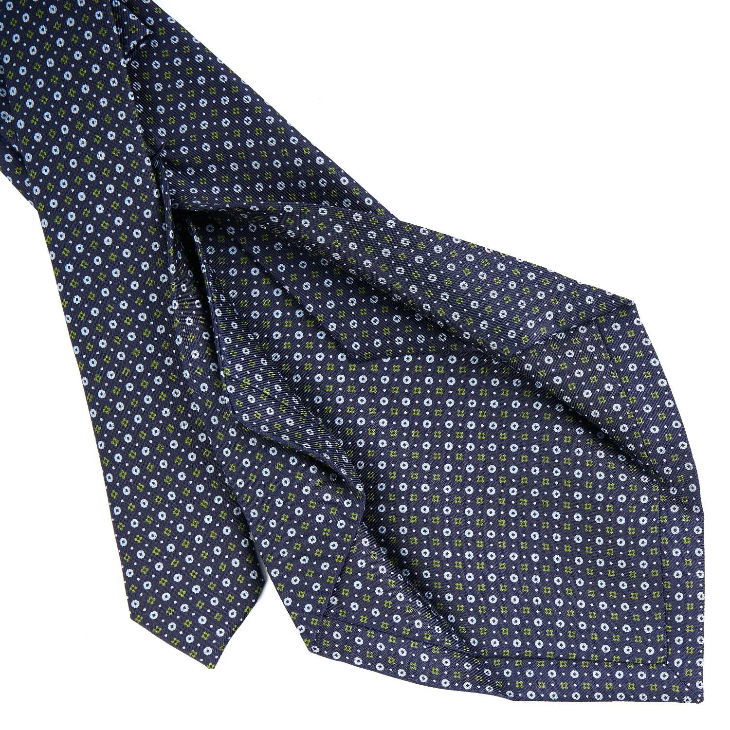 DARK BLUE 5 FOLD SARTORIAL SILK TIE