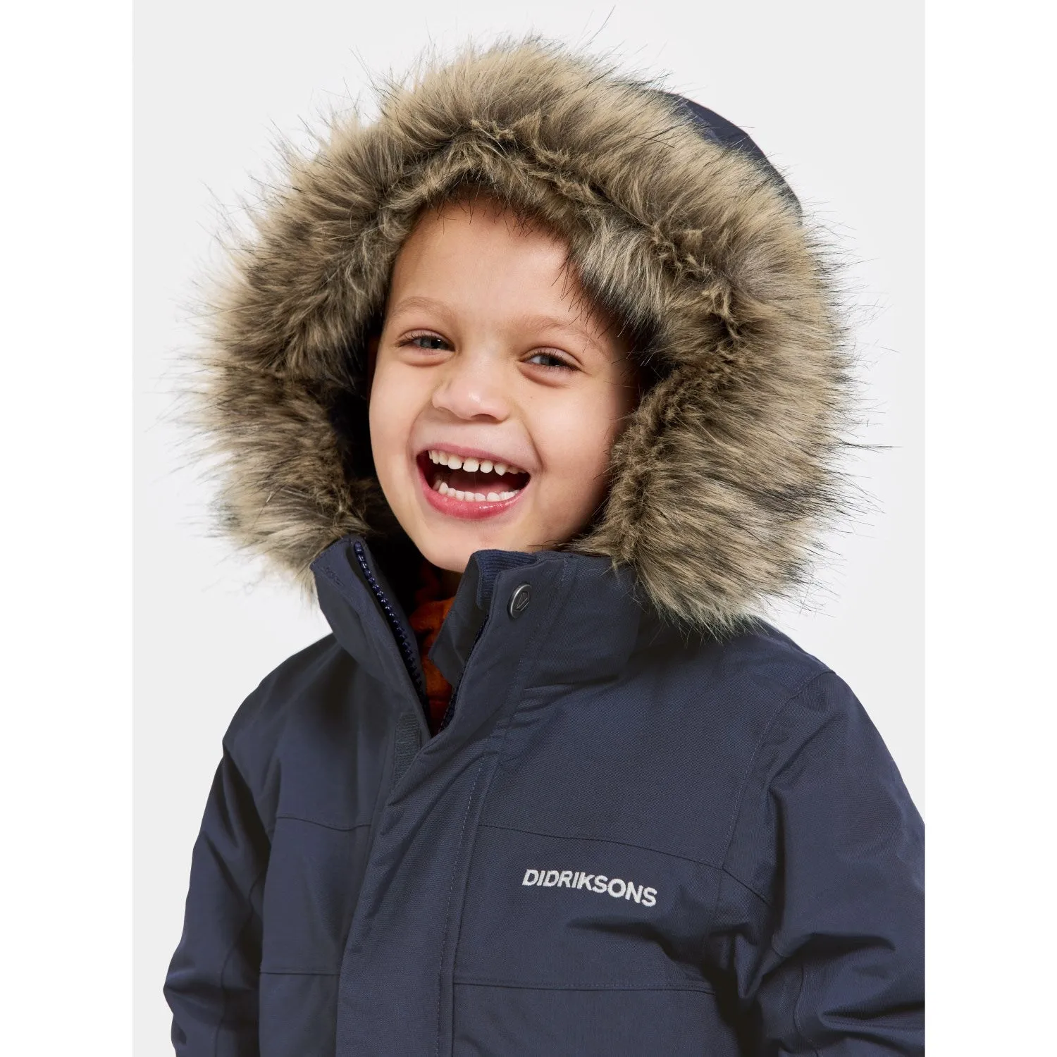 Didriksons Navy Bjärven Kids Parka 3