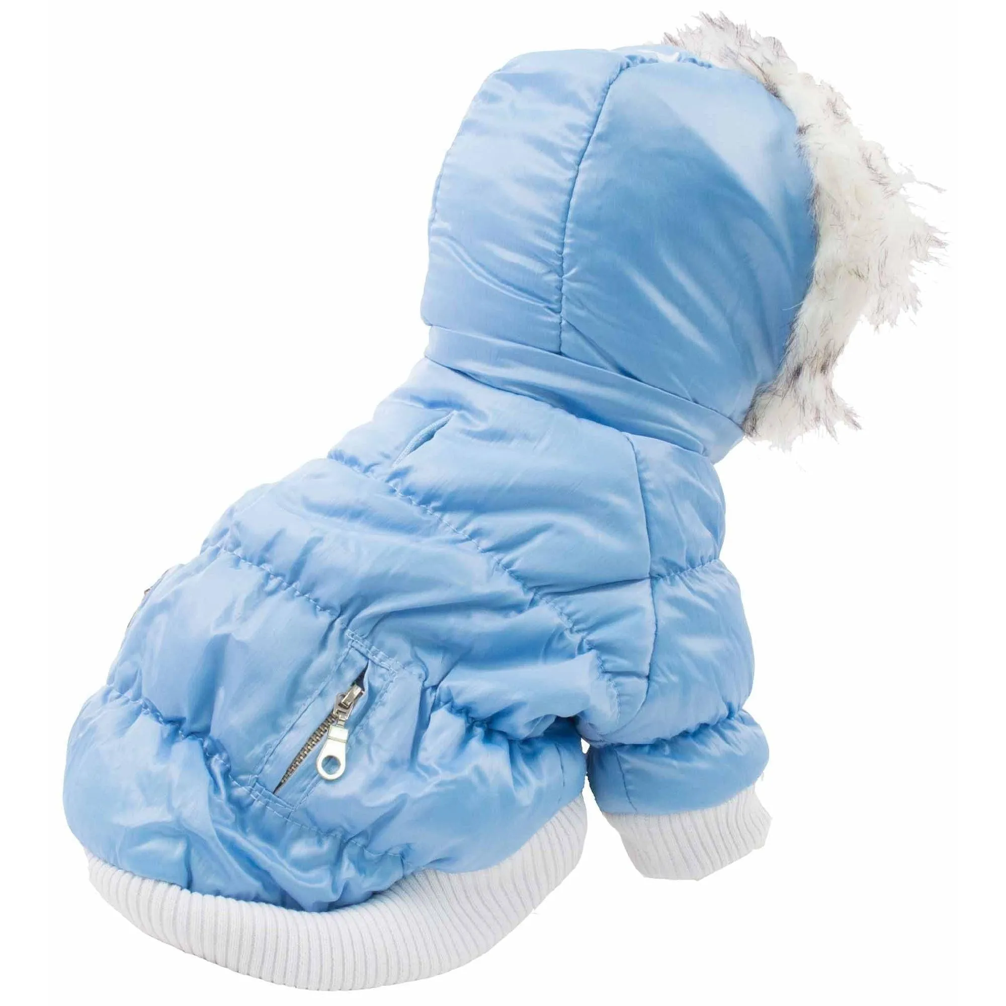 Dog Coat Metallic Parka Thinsulate Fashion