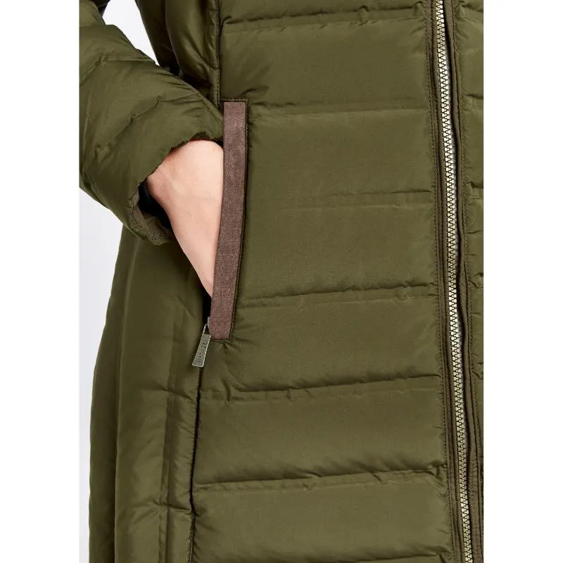 Dubarry Ballybrophy Ladies Down Coat - Olive