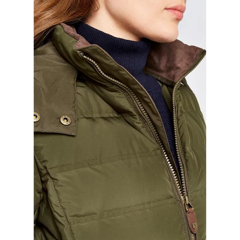 Dubarry Ballybrophy Ladies Down Coat - Olive