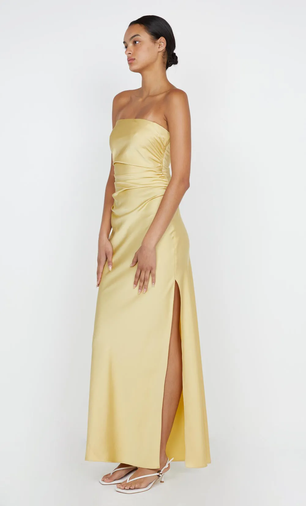 ETERNITY STRAPLESS MAXI DRESS - CITRUS