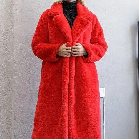 Faux Fur Coat- Winter coats for women