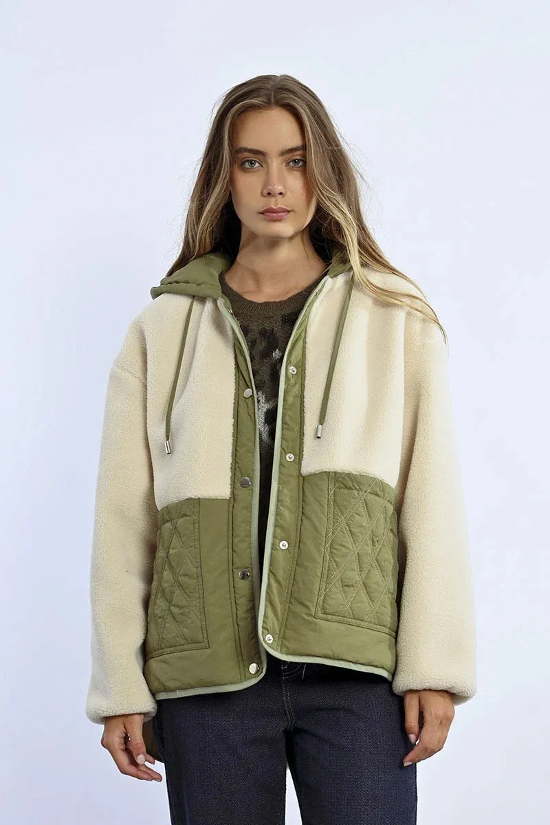 Faux Sherpa Parka