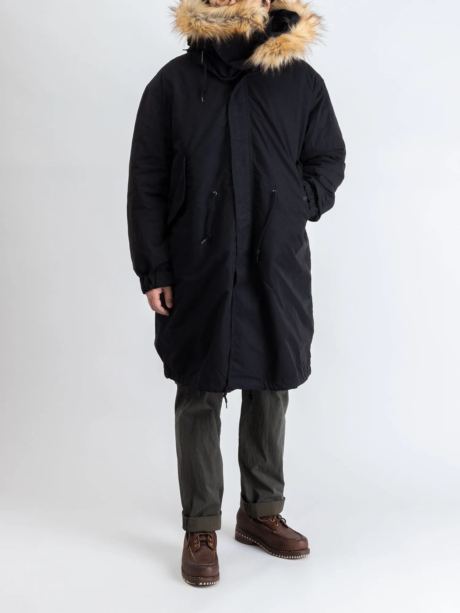 Fishtail Parka in Black