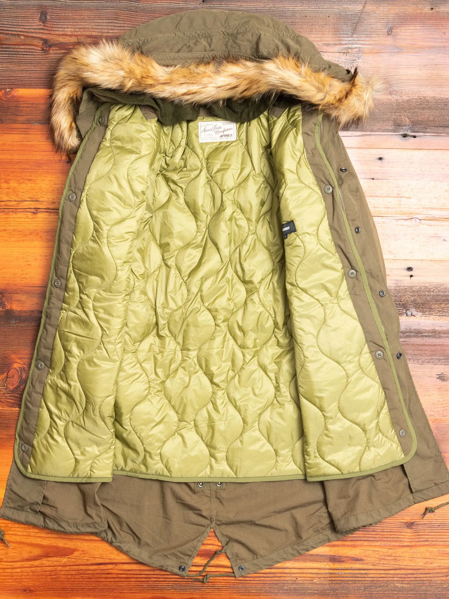 Fishtail Parka in Olive