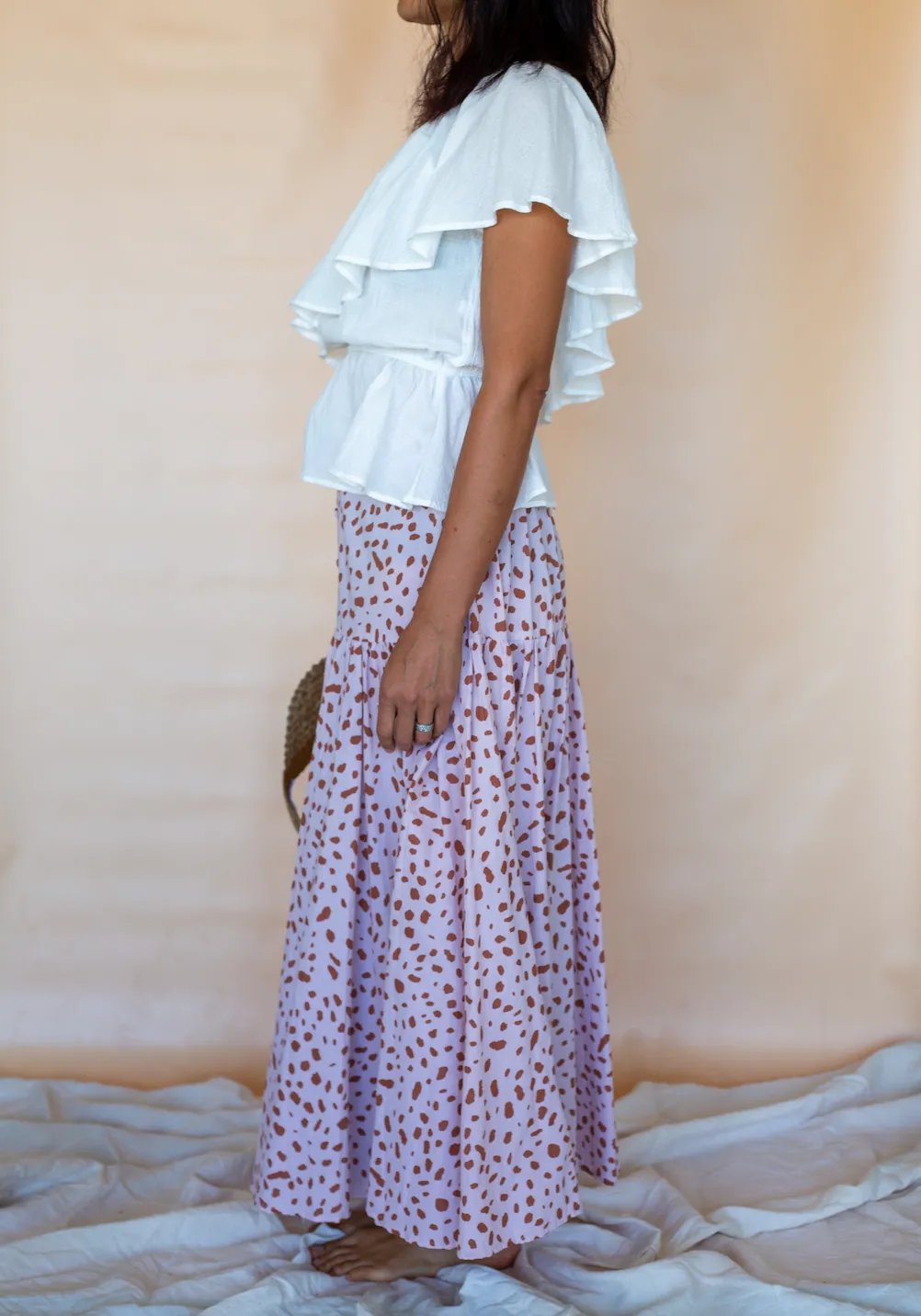 Florrie Skirt - Clay Print