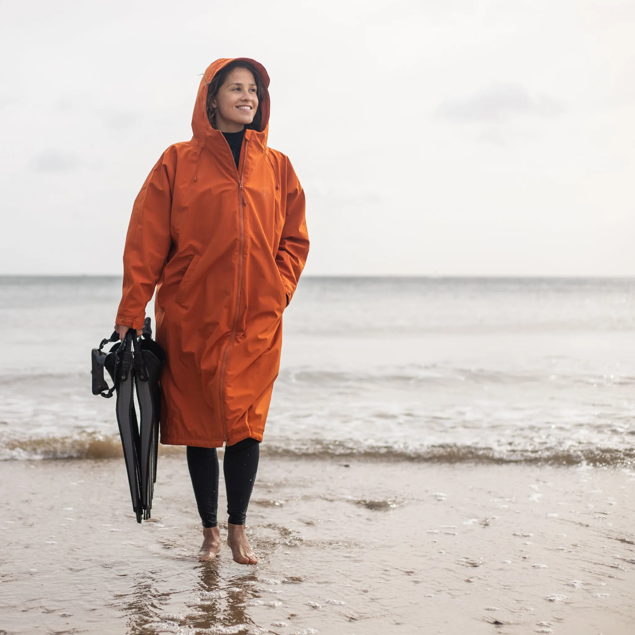 Fourth Element Tidal Robe made from Recycled Bottles - Orange