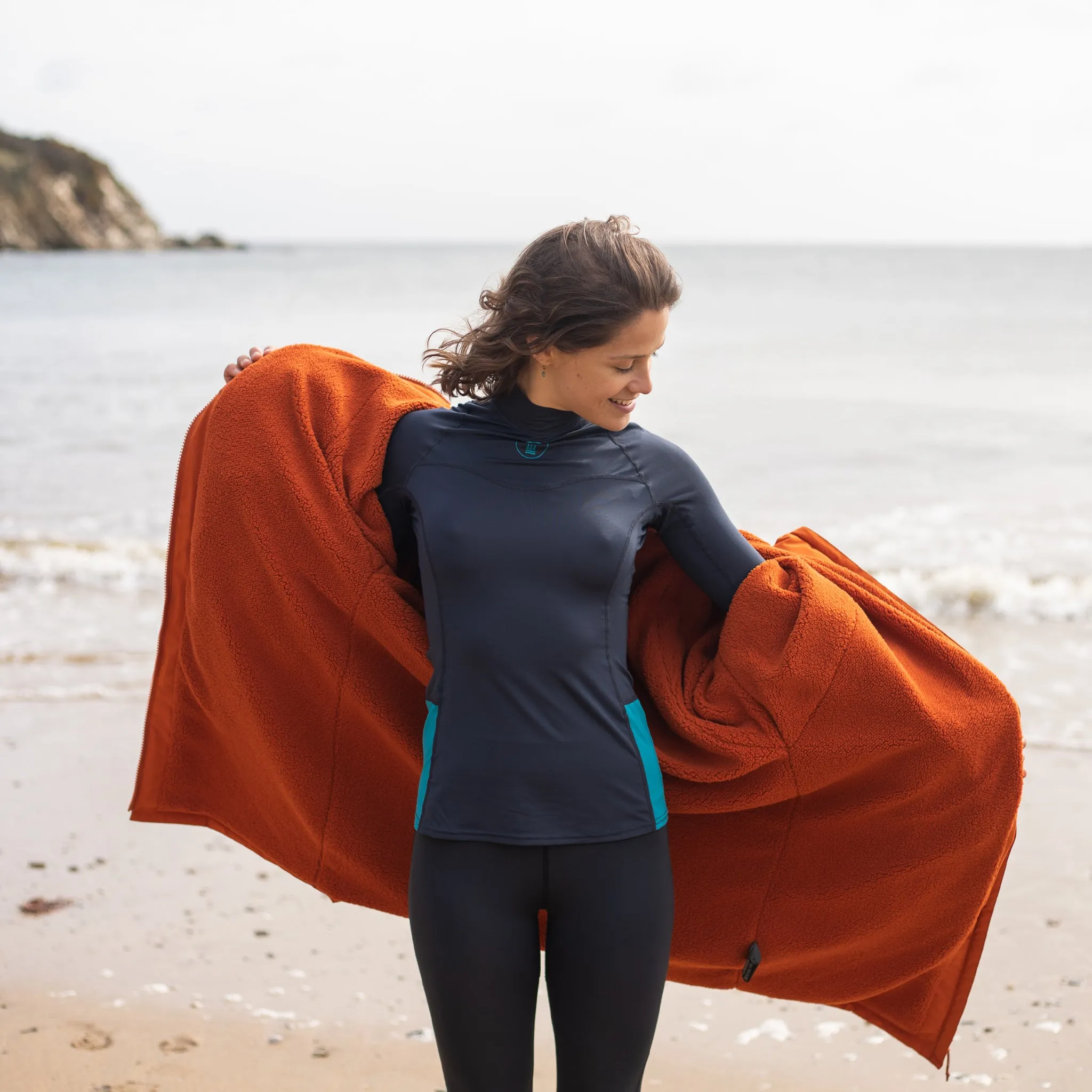 Fourth Element Tidal Robe made from Recycled Bottles - Orange