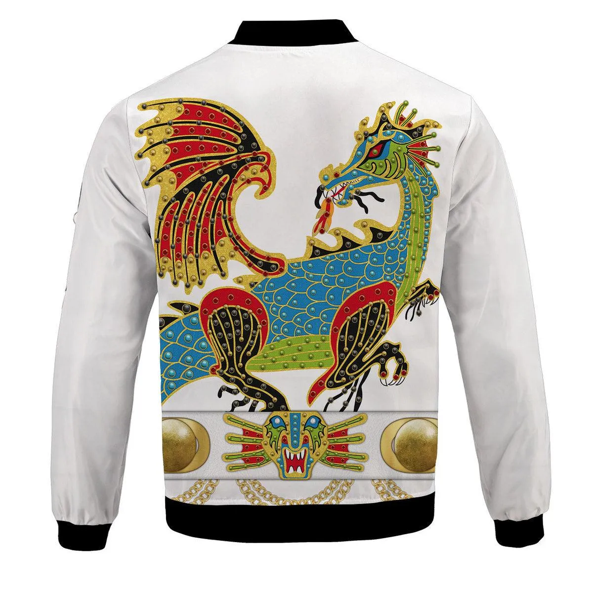 Gearhomie Elvis The Dragon Bomber Jacket