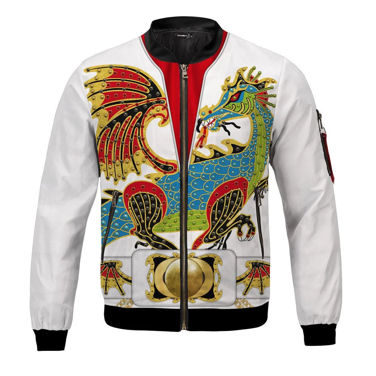 Gearhomie Elvis The Dragon Bomber Jacket