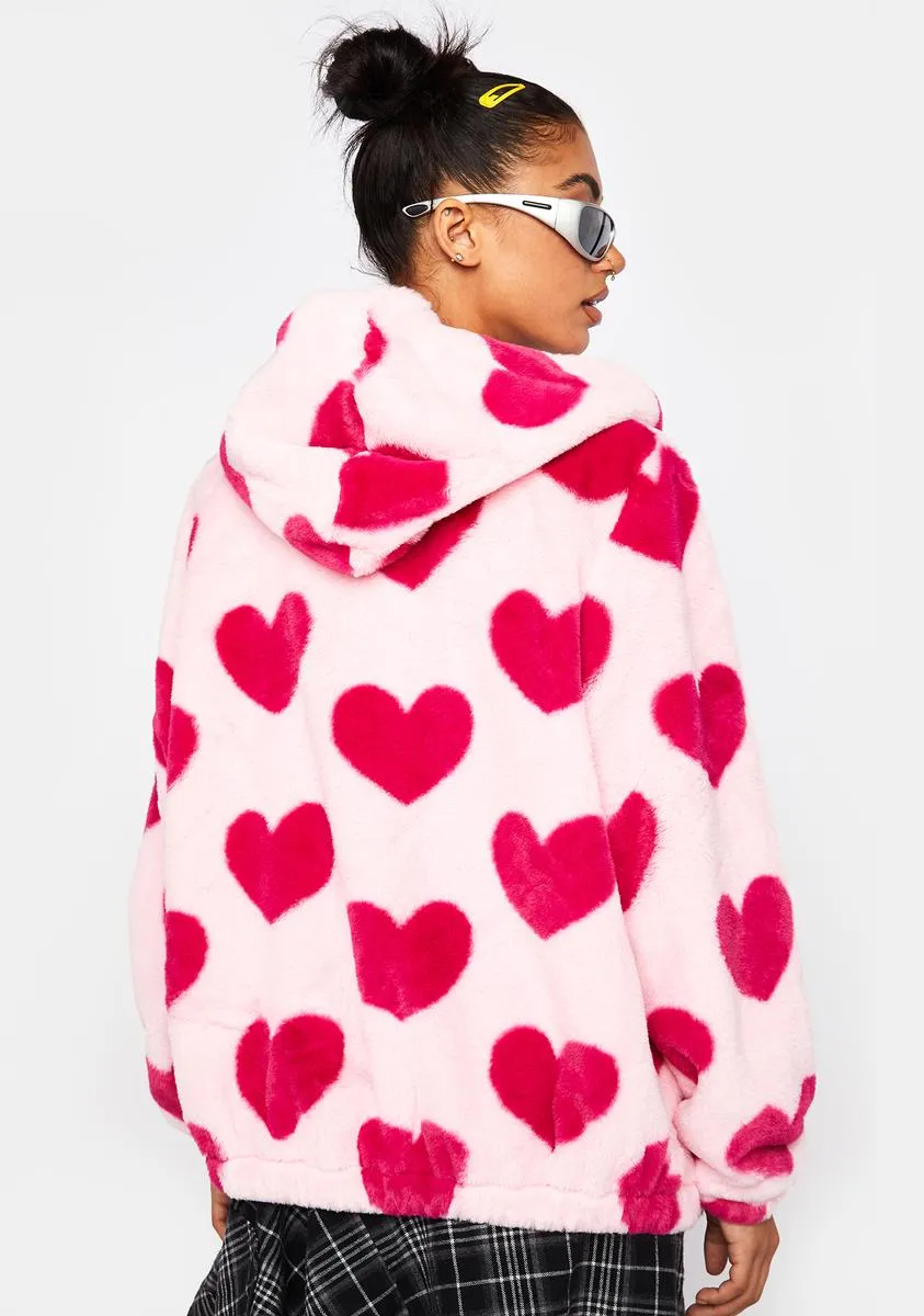 Heart Fleece Jacket