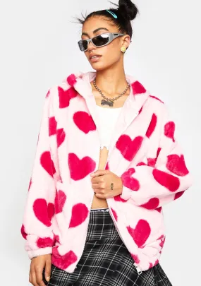 Heart Fleece Jacket