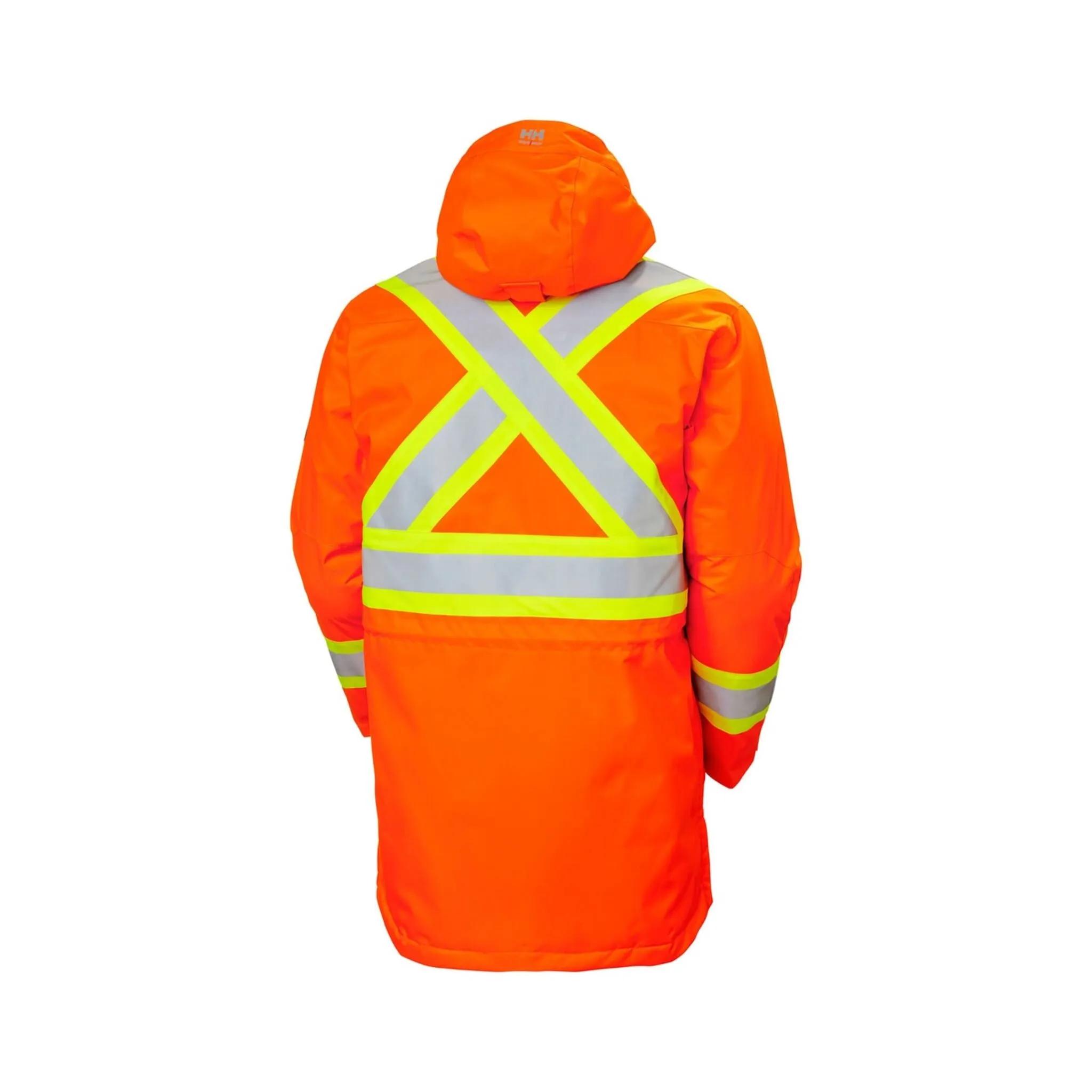 Helly Hansen Men's Hi Vis Polar Work Parka 71316 Alna - CSA Helly Tech, Waterproof, Breathable, Reflective, Insulated, Durable, Winter Protection | Sizes S-5XL