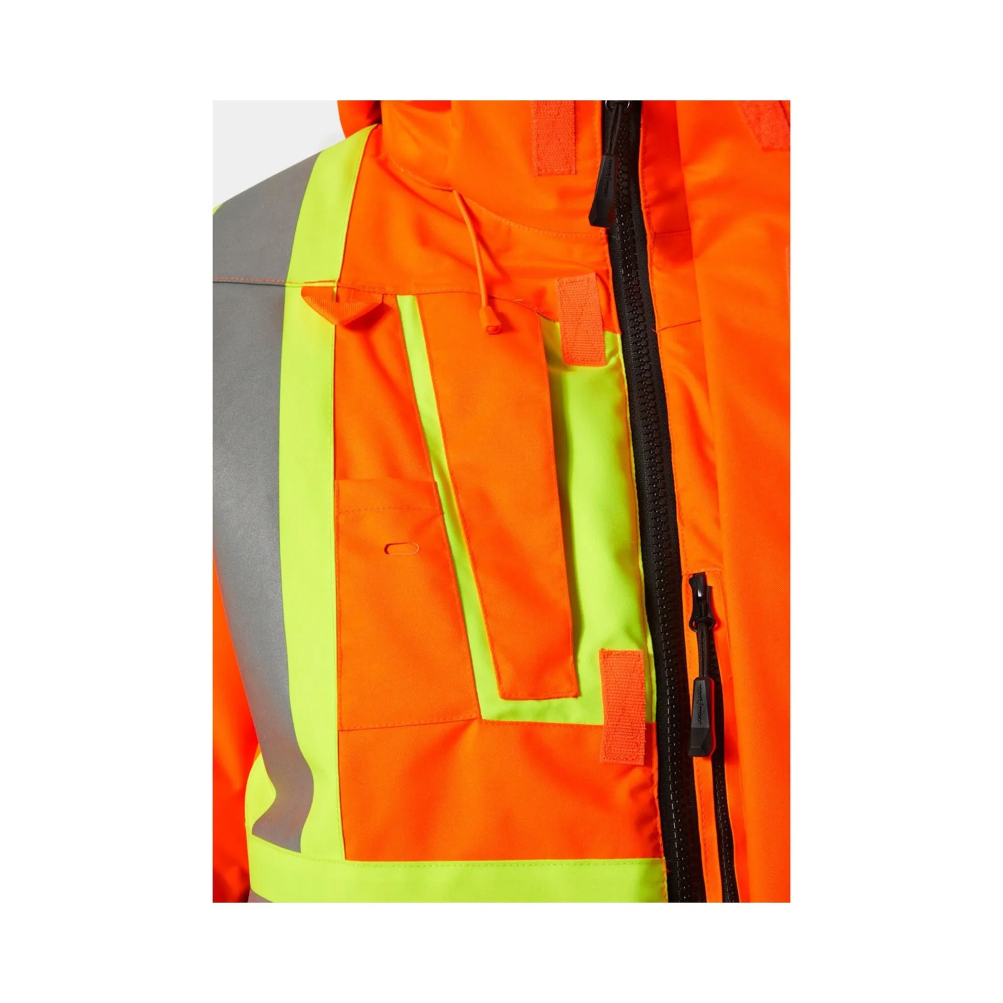 Helly Hansen Men's Hi Vis Polar Work Parka 71316 Alna - CSA Helly Tech, Waterproof, Breathable, Reflective, Insulated, Durable, Winter Protection | Sizes S-5XL