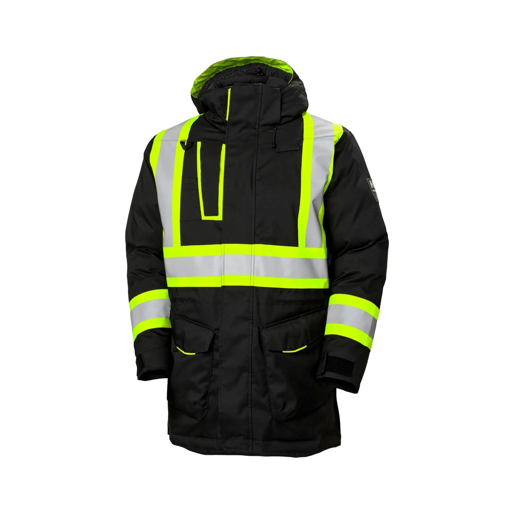 Helly Hansen Men's Hi Vis Polar Work Parka 71316 Alna - CSA Helly Tech, Waterproof, Breathable, Reflective, Insulated, Durable, Winter Protection | Sizes S-5XL