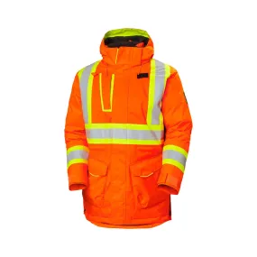 Helly Hansen Men's Hi Vis Polar Work Parka 71316 Alna - CSA Helly Tech, Waterproof, Breathable, Reflective, Insulated, Durable, Winter Protection | Sizes S-5XL