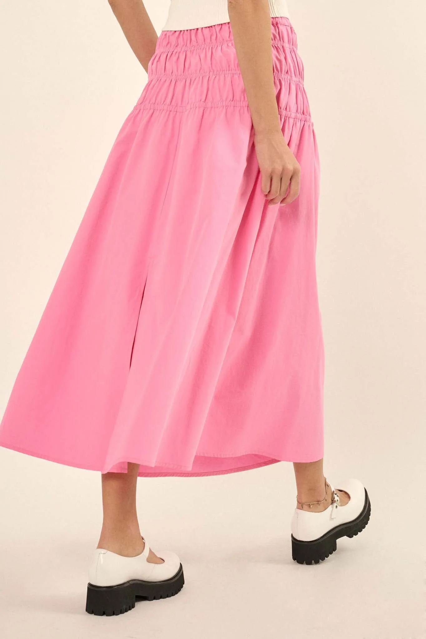 Honest to Goodness Gathered Pocket Maxi Skirt