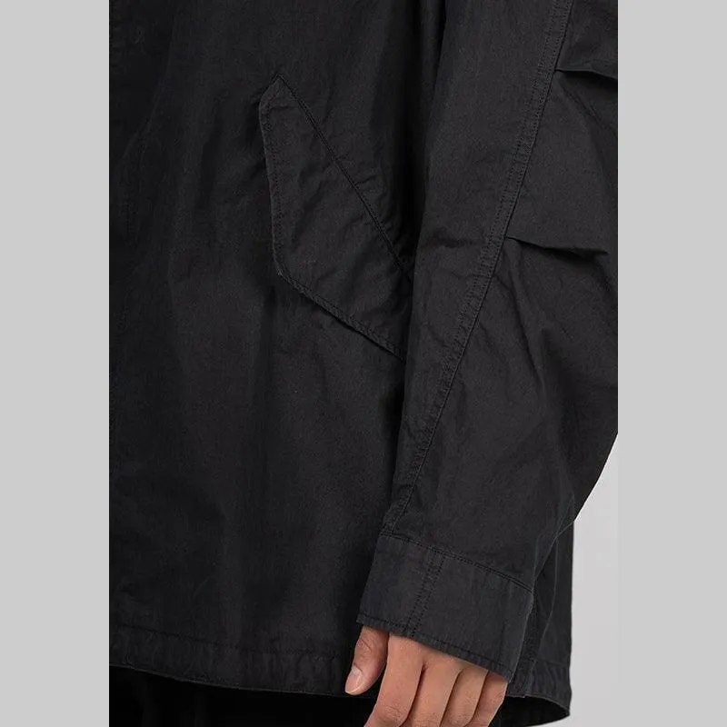 Hooded Coat - Black