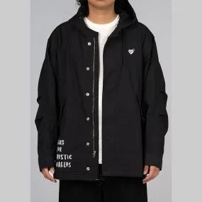 Hooded Coat - Black